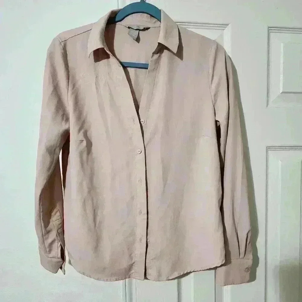 H&M button down blouse sz6